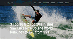 Desktop Screenshot of lukedillonsurfer.com